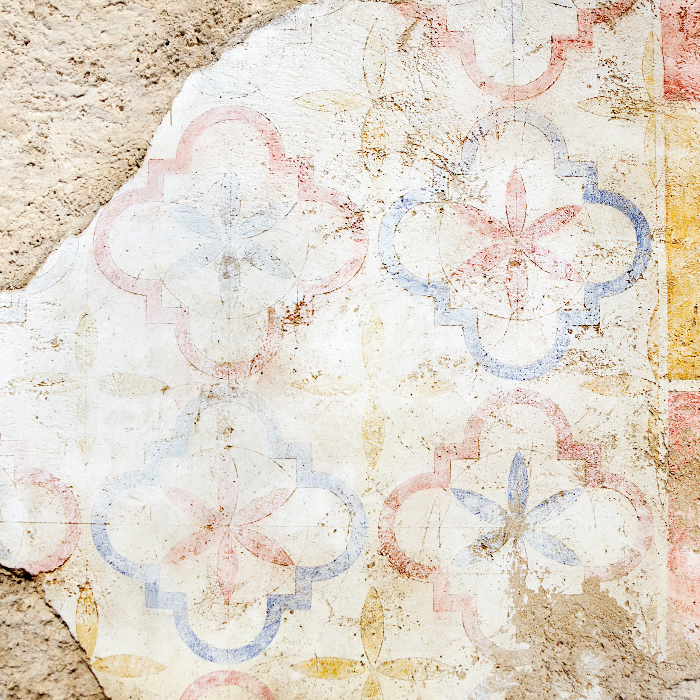 Mission San Jose wall detail for an estate-planning article