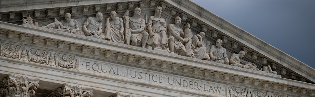 Equal justice under law pediment sculpture frieze supreme court